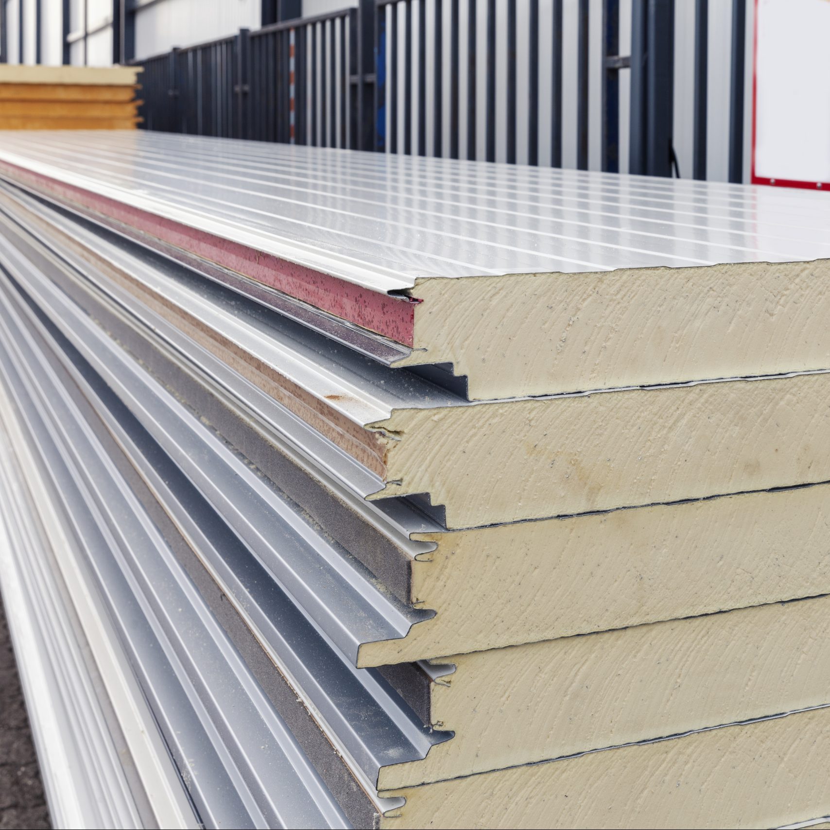 insulation panels on piles